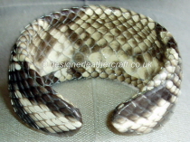 Python Snakeskin Cuff Bracelet Tips 